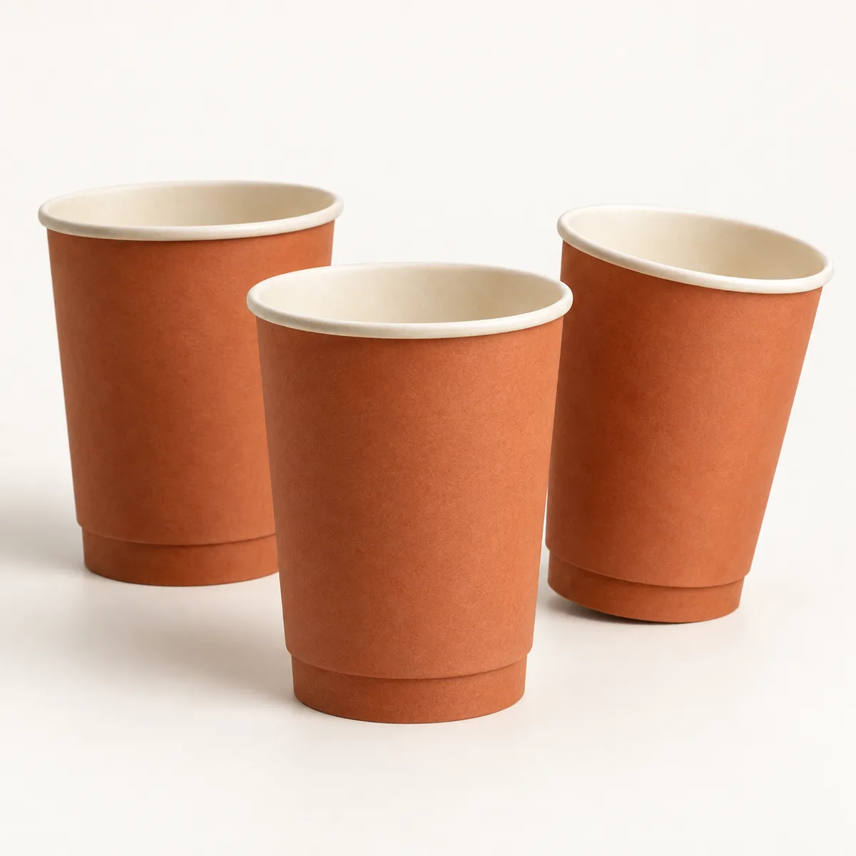 Double-wall paper cups — Paper cups product concept / 双层隔热纸杯，纸杯产品示意图